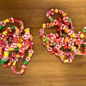 Vintage Blow Mold Made in Hong Kong Candy Garland